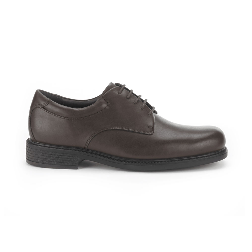 Rockport Mens Oxfords Dark Brown - Margin - UK 471-JQOAML